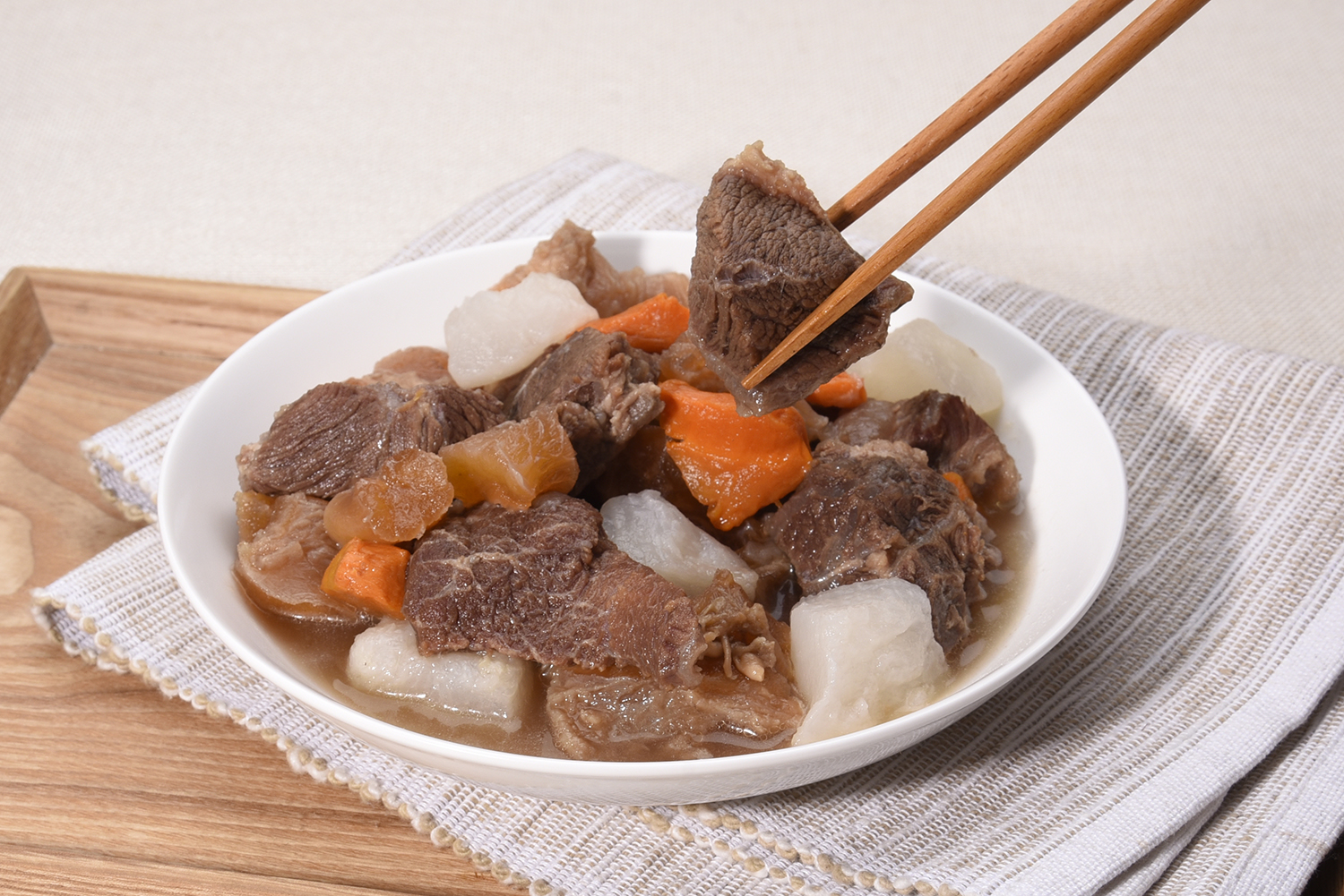 牛肉鍋-肉與牛筋(澳洲、臉頰肉)湯(肉230公克/湯1000.Cc):圖片 2